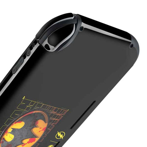 DC Comics The Flash Movie: Batman Bloody Logo Nintendo Switch Lite Skin